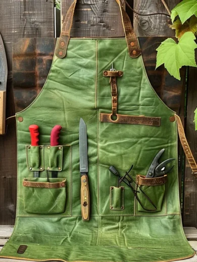 Bloom Belt Leather Apron