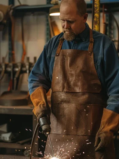 HeatProtector Welding Apron