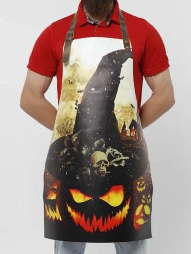 Malevolent Halloween Leather Apron